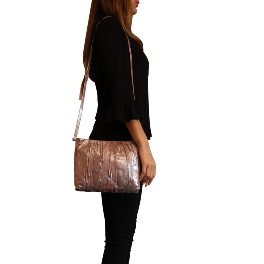 Halston Heritage Ruched Crossbody Bag
